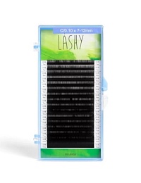 Ресницы чёрные Lashy Green - 16 линий - MIX