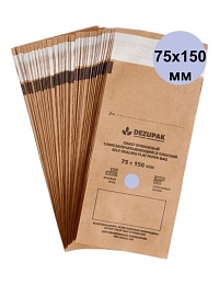 Крафт-пакет DEZUPAK 75х150 (коричневый)