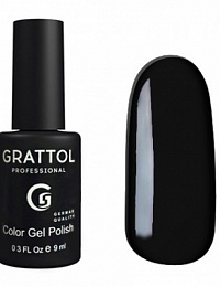 GTC002 Grattol Color Gel Polish Black 9 мл