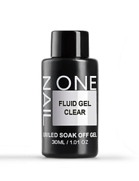 OneNail Fluid gel Clear (бутылка) 30ml.