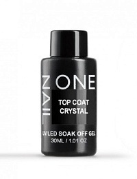 OneNail Top coat Crystal (бутылка)  30ml.