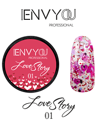 I Envy You, Декоративный гель Love Story 01 (7g)